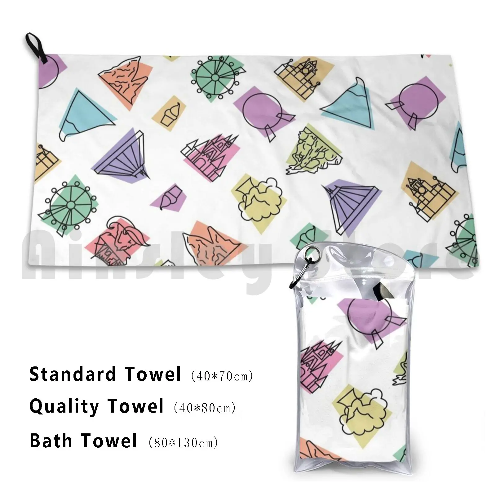 Happily Ever After Custom Towel Bath Towel