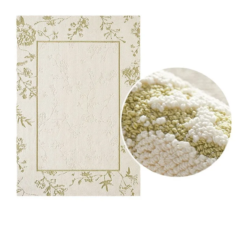 Vero tappeto impermeabile e antivegetativo, coperta per divano color crema per soggiorno, camera da letto in tinta unita, lusso leggero lavabile