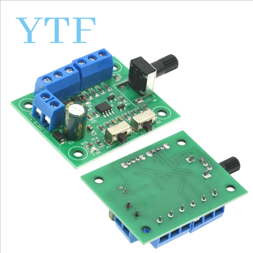 DC8-24V Brushless DC Motor Speed Controller Driver PWM Speed Control Board Pinpoint Regulator Forward And Backward Control 18KHz