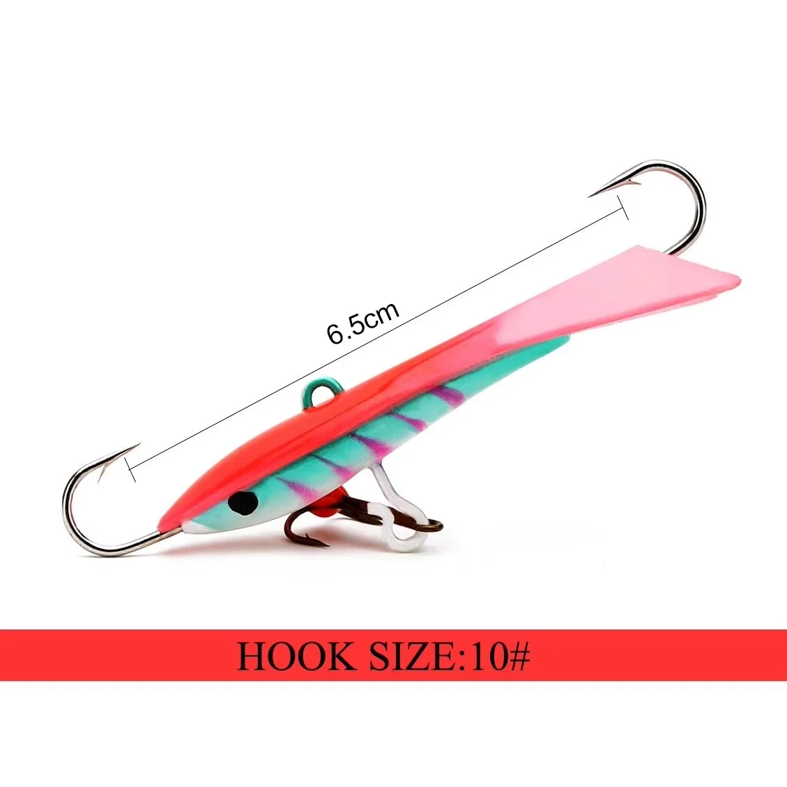 FTK Jig para Pesca en Hielo – Señuelo Minnow Hundimiento con Ojo 3D - imagen 2