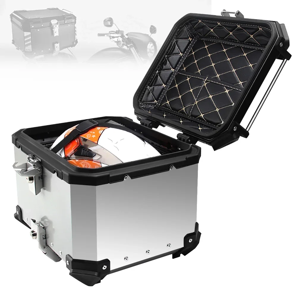 Mosaike accessories 36L aluminum 5052 PU ling steel lock waterproof dustproof trunk luggage motorcycle box