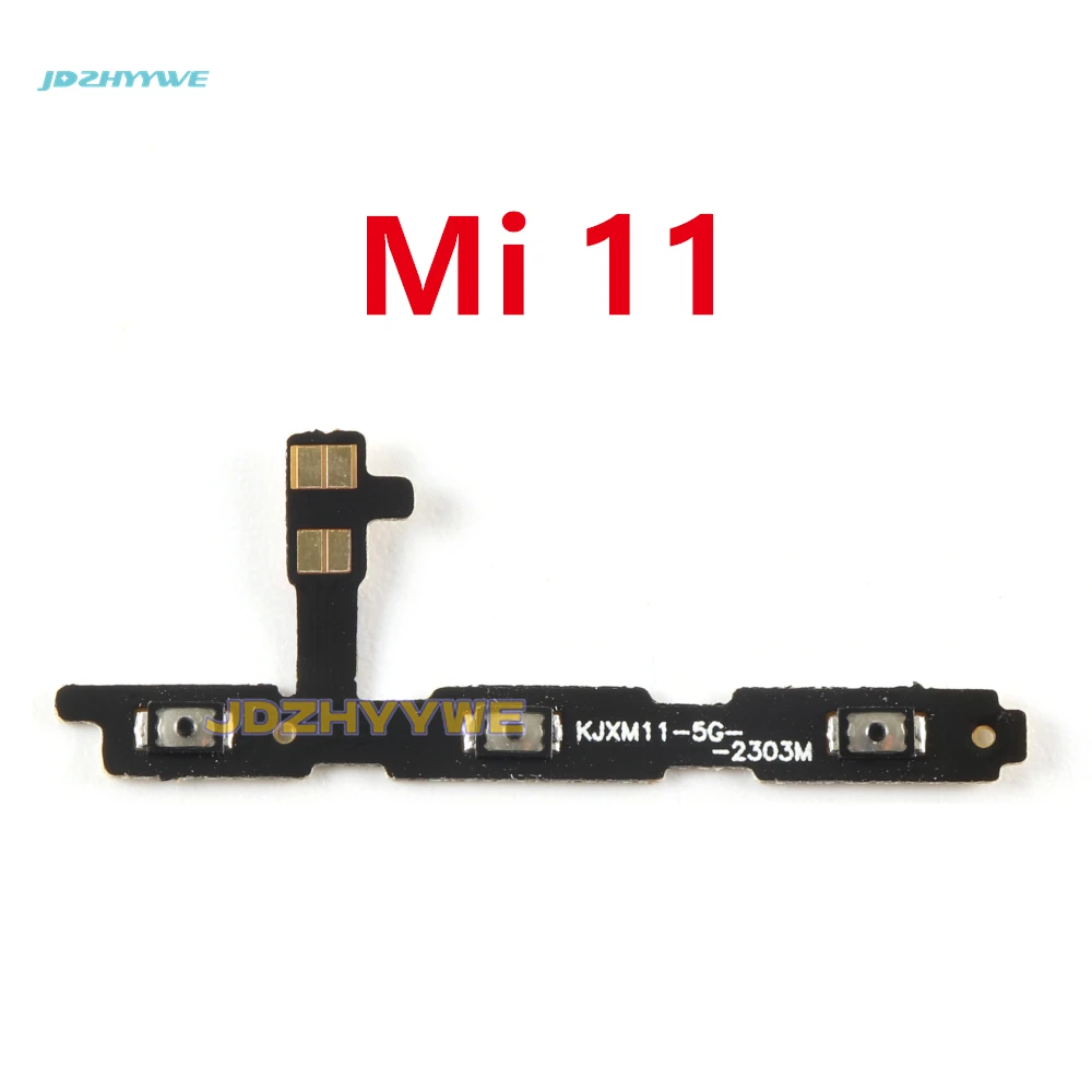 1PCS For Xiaomi Mi 11 10 5G 11 Lite Pro Ultra 11i 11T 10T Mute Side Button Original Key Switch Volume Power On Off Flex Cab