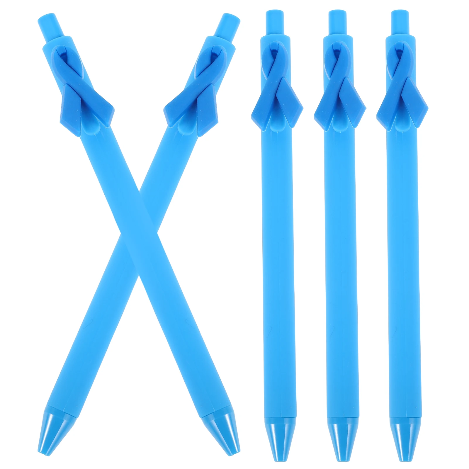 

5 Pcs Ribbon Ballpoint Pen Festival Pens Shaped Decorative Office Supplies Gift Student