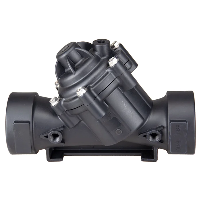 Reinforced Plastic Y & T Type Hydraulic Control Valves with EPDM Diaphragm for Long-Lasting Irrigation Control