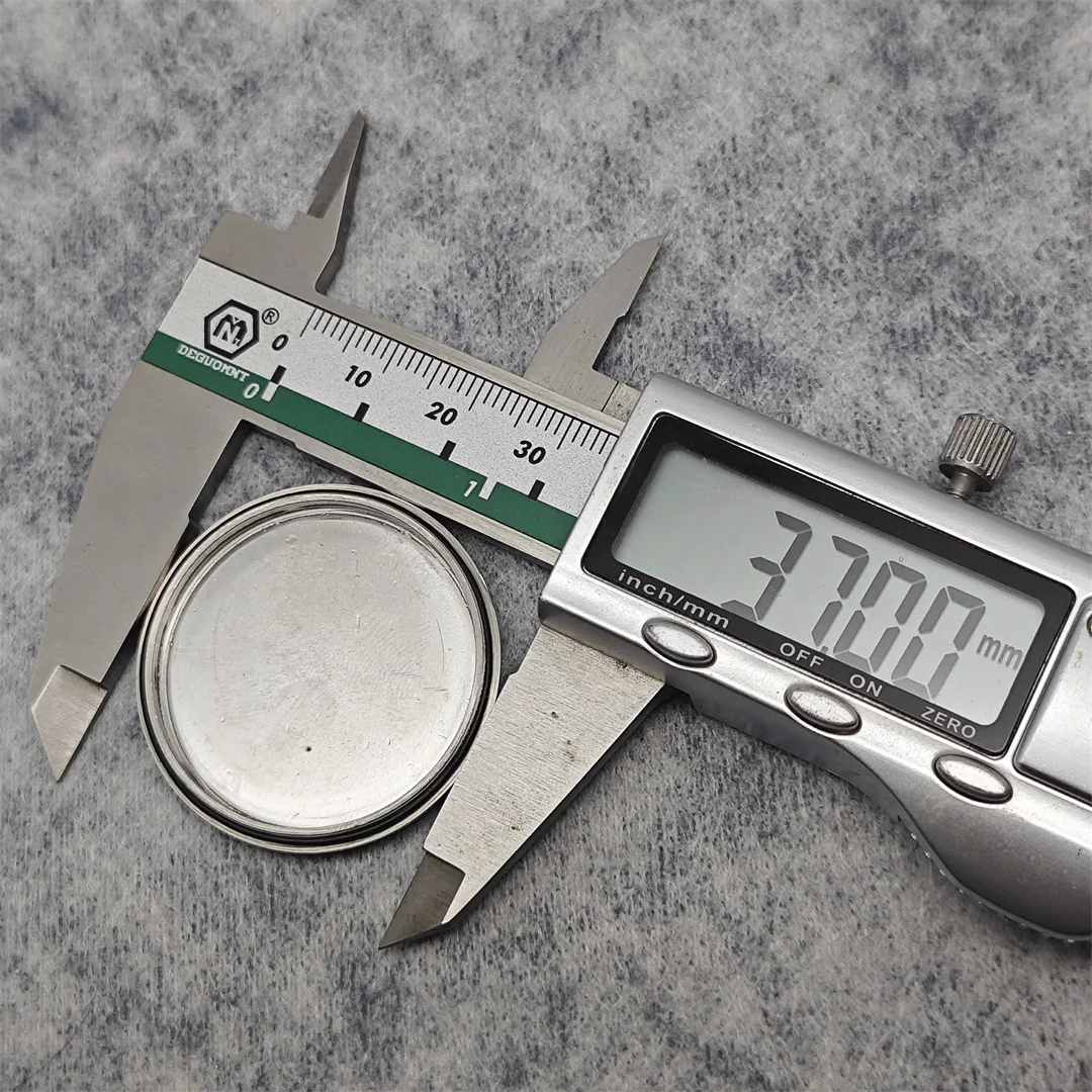 Bagian Modifikasi Jam Tangan Penutup Belakang Baja Tahan Karat GS 37mm Cocok untuk Casing Jam Tangan Tekstur Kayu Birch Putih 39.5mm Kami