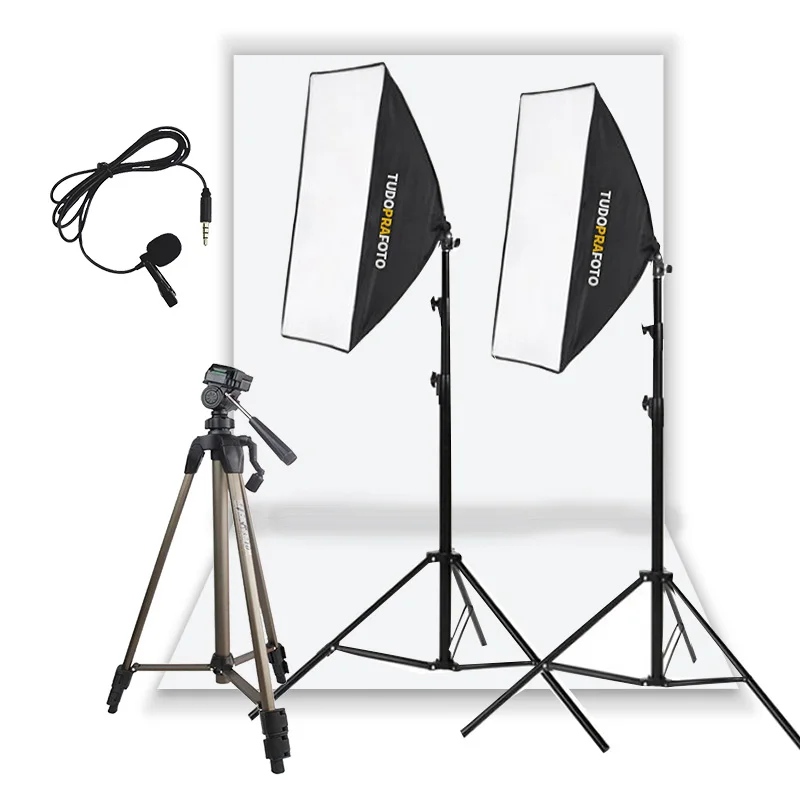 Studio Youtuber Full Lighting Audio Silver 220V