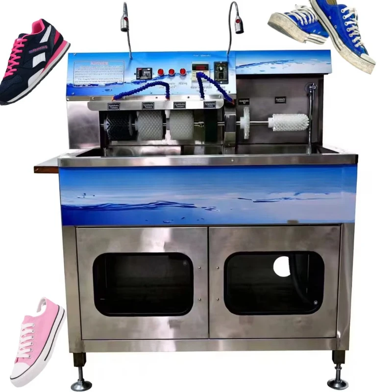 

Automatic Stainless Steel Shoe Washing Machine Sports Cloth Shoes Stain Washing Equipment Sports Shoes Washer and Dryer