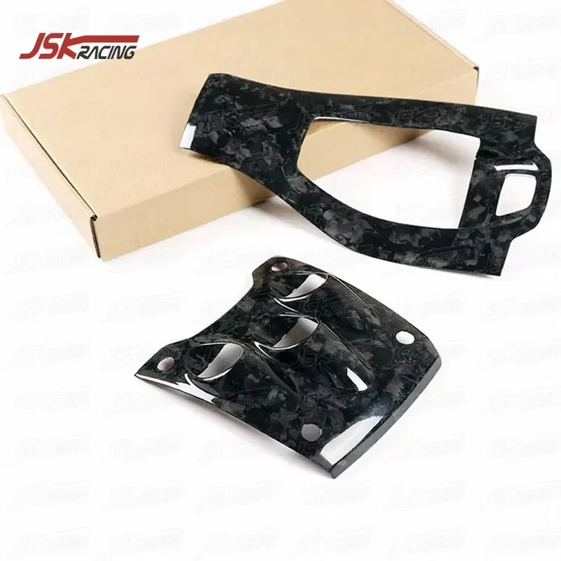 Forged Dry Carbon Fiber Interior Gear Surround Cover for 2011-2013 Fer-ra-ri 458 Italia and Spider