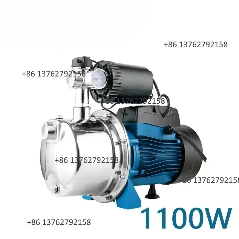 220V 1100W Variable Frequency Jet Pump 304 Stainless Steel Automatic Tap Water Pipeline Solar High Pressure  Pump