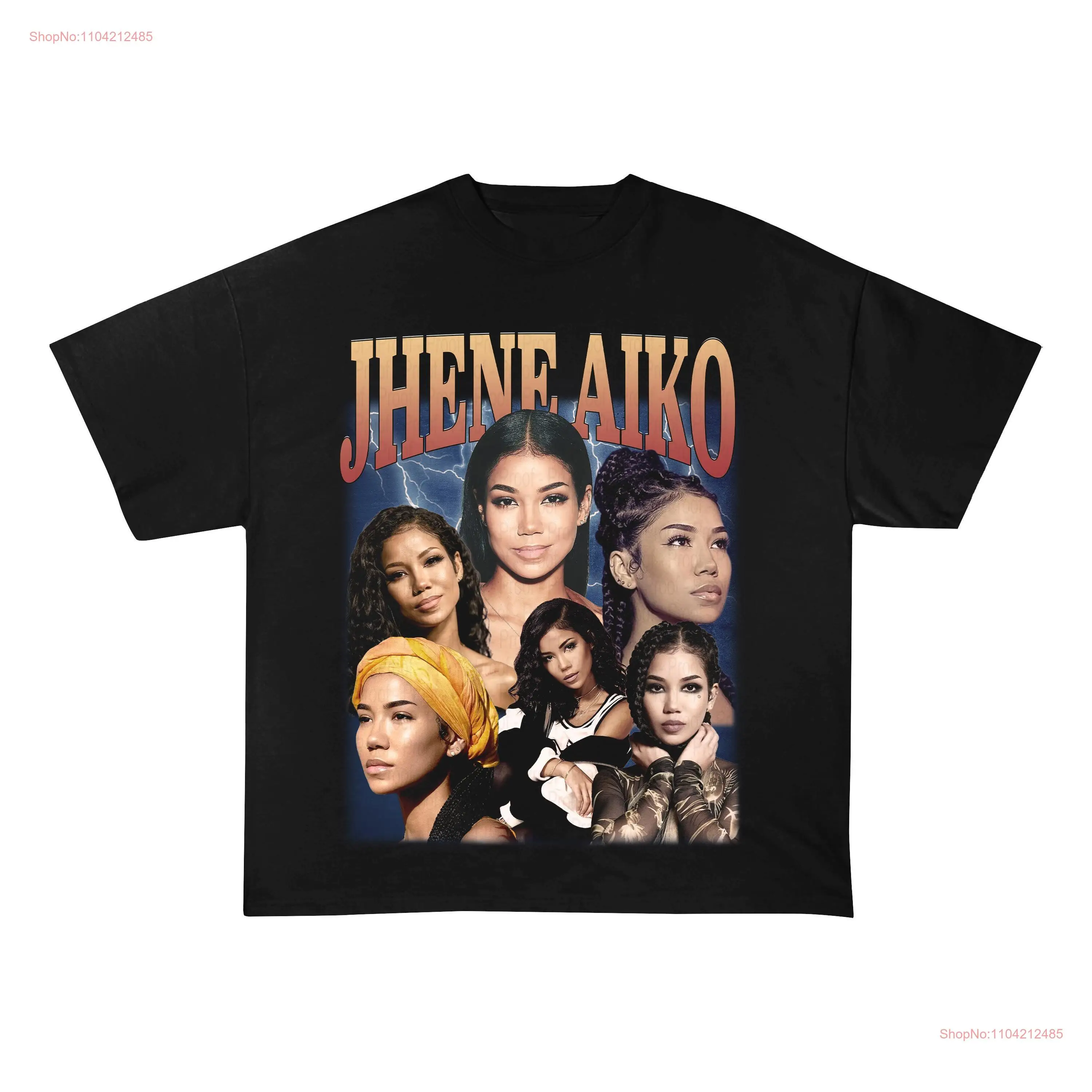 Jhene Aiko Efuru Chilombo T Shirt Vintage 90s rapper Retro Queen of RNB Kali Uchis long or short sleeves