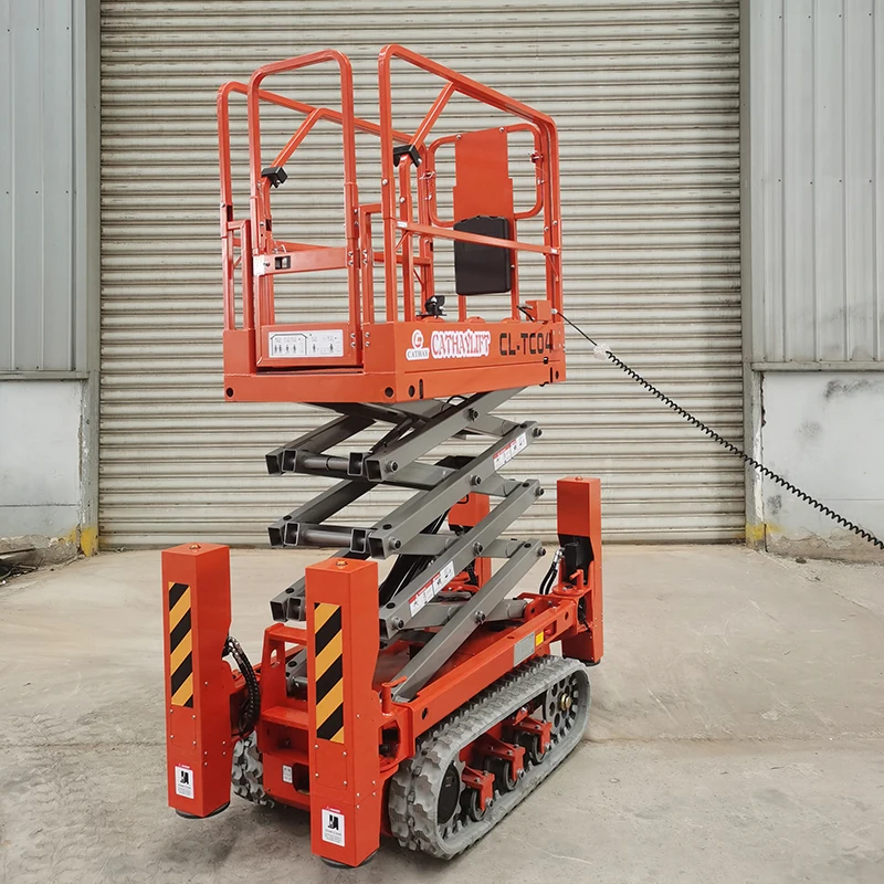 8M Rough Terrain Self-propelled Scissor Lift Track Mobile Hydraulic Scissor Lift - view 2