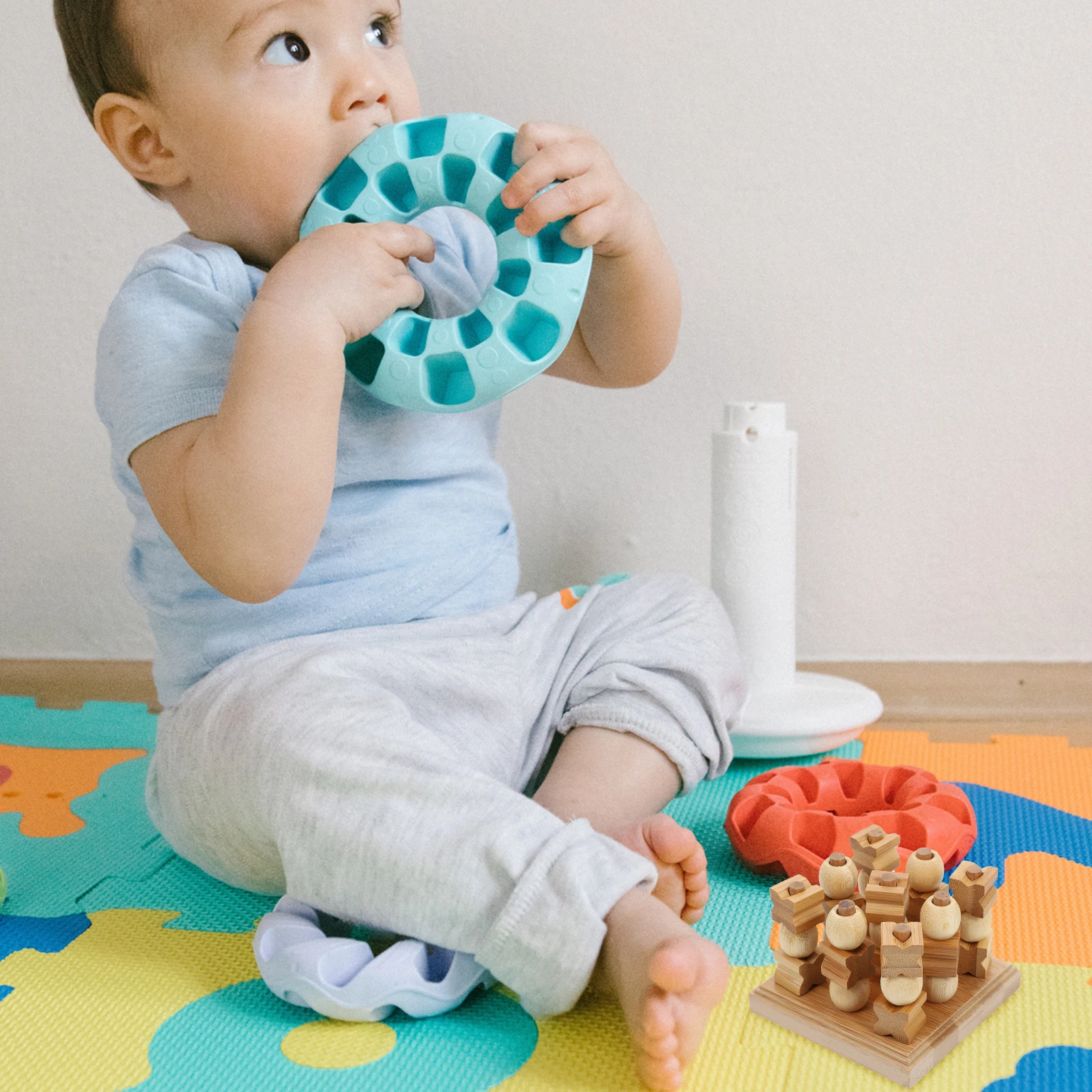 

1 шт., бамбуковые шахматы на носок, обучающий игровой набор для обучения логике, интеллект, головоломка-судоку, шахматы, бамбуковый набор судоку