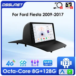 6115 Octa Core Carplay Android Autoradio For Ford Fiesta 2009-2015 2016 2017 multimedia Car intelligent system GPS Stereo Audio