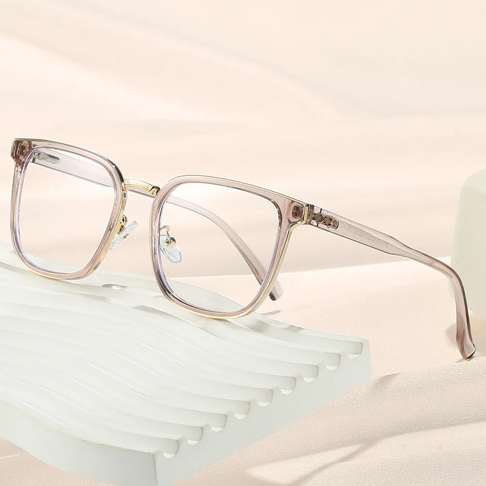 

ZML new spot fashion glasses frame simple large frame anti-blue glasses