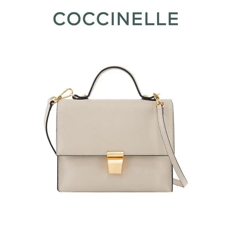 

COCCINELLE Luxury Designer Brand Handbags Women's Fashion Tote Bag Large Capacity Soft PU Leather Shoulder Crossbody Bag