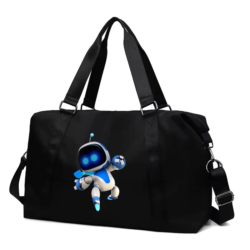 Astro Bot, bolso de diseñador para adultos, bolsas de viaje, deporte, gimnasio, almacenamiento de baile, equipaje de entrenamiento, bolsa de viaje impermeable, regalo de cumpleaños