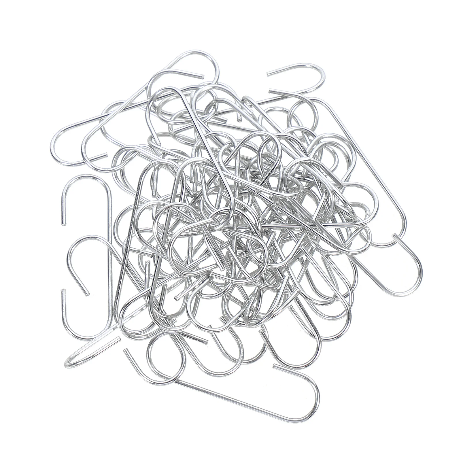 

100Pcs Christmas Decoration Hooks Iron Hanging Hook Xmas Hanging Hook Multi-Functional Metal Hangers Decorative Hooks