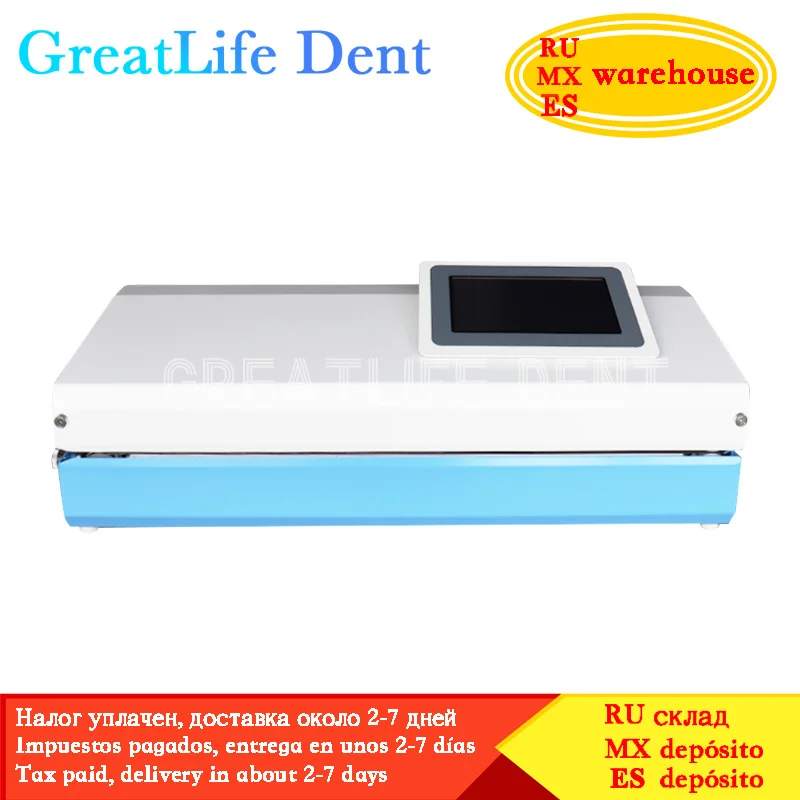 GreatLife Dent 7inch Touch Screen Lab Medical Automatic Dental Sealing Machine Dental Sealing Machine or Sterilization Bag