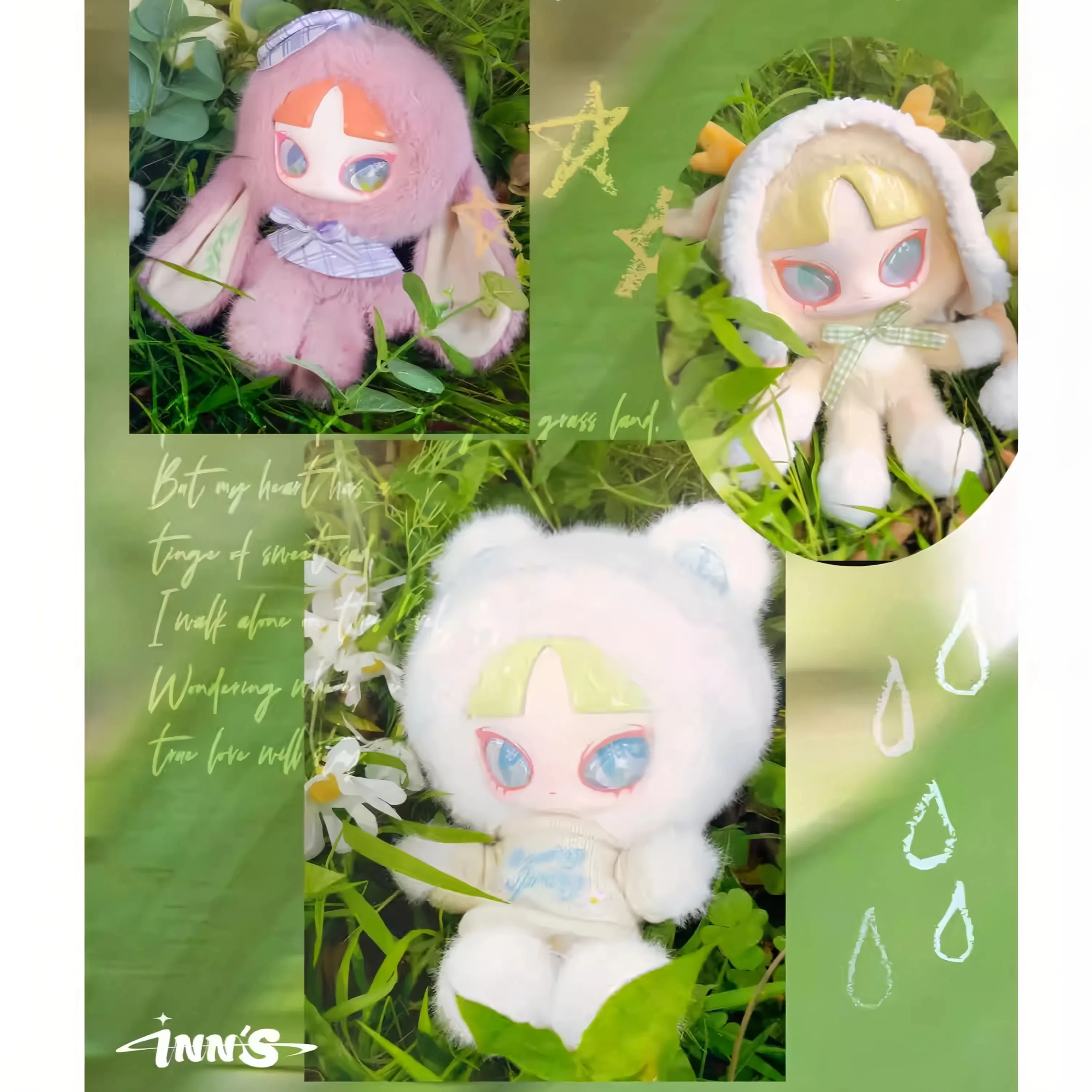 [بقعة] صندوق أعمى من القطيفة من سلسلة Ins الأصلية يمكن ارتداؤه من القبعة الأصلية ترسل هدية عيد ميلاد للأصدقاء