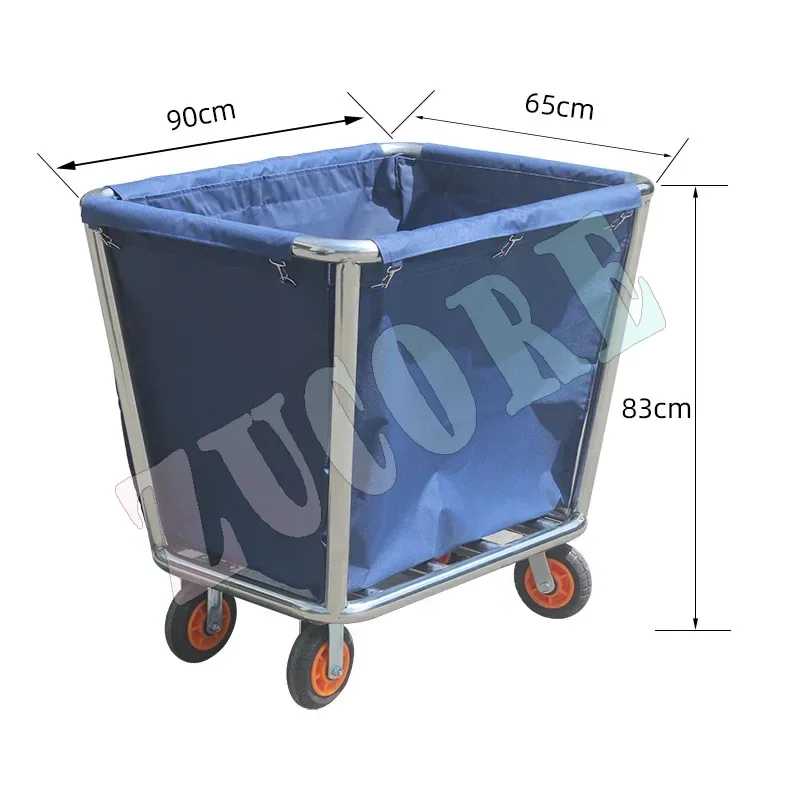 リネントロリー ホテル客室サービストロリー ステンレストロリー ランドリー ドライクリーナー