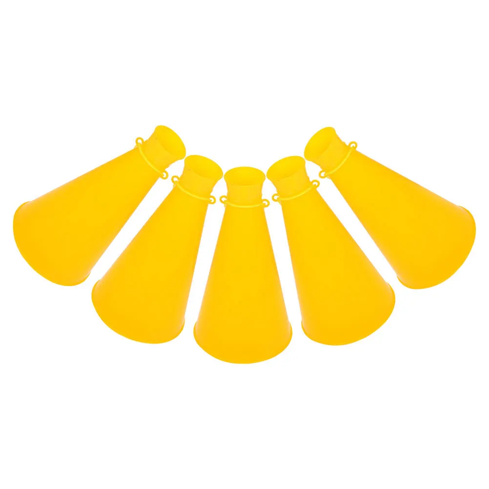 

5Pcs Mini Megaphones Speaker Portable for Soccer Games Parties Rallies Cheer Megaphones Noise Makers for Sporting Events