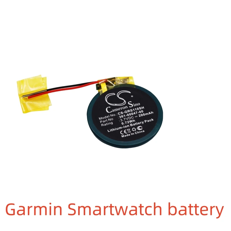 

Li-ion Smartwatch Battery for Garmin,3.7V,200mAh,Forerunner S1,Forerunner S1W,Approach S3,Approach S4,361-00047-00,361-00064-00