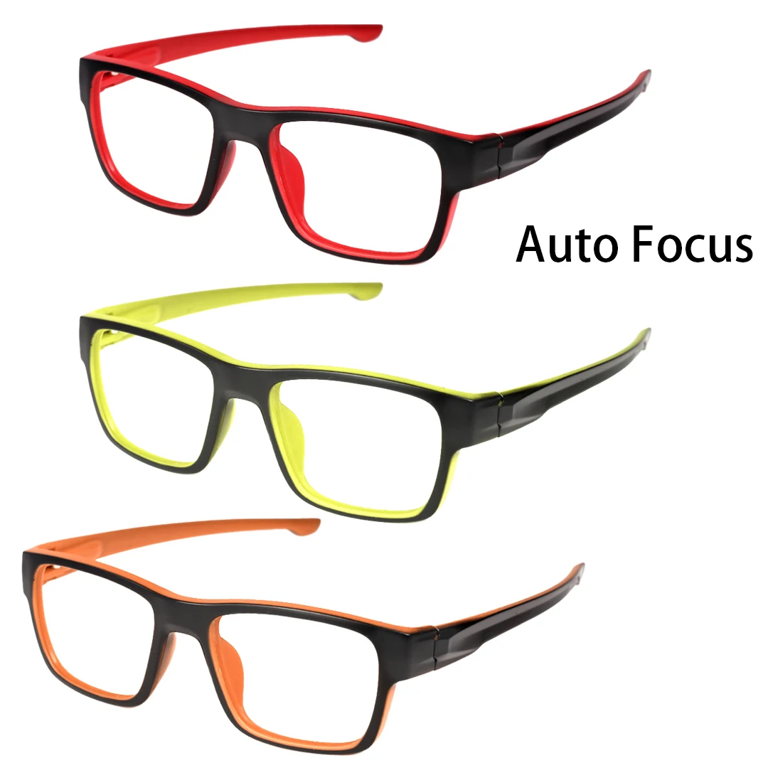 3PC Smart Reading Glasses Auto Focus Anti Blue Light Adaptive Focus Presbyopia Glasses for Men Women Instant Clear Vision