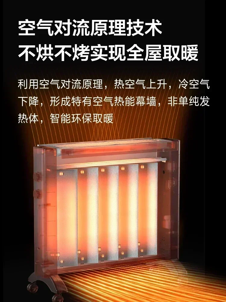 Household power-saving large area rapid heating graphene heater electric heater whole house heater carbon crystal