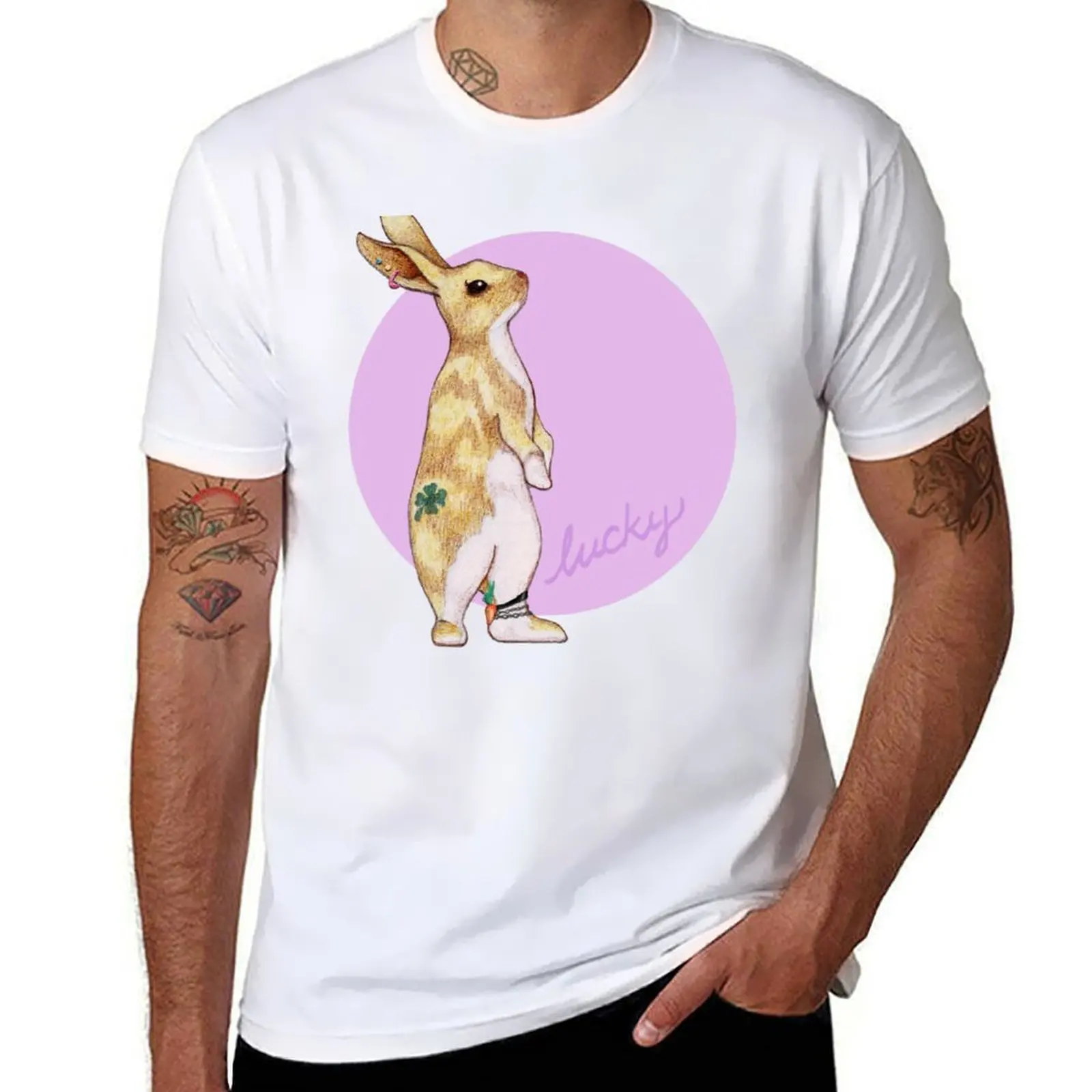 

Lucky Bunny T-Shirt t shirt man luxury man t shirt summer T-Shirt