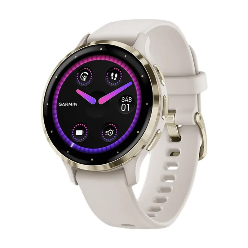 GARMIN Venu 3S 41mm Smartwatch Schermo Tattile AMOLED da 1.2 Autonomia della Batería fino a 10 Giorni 30+ Modalità Sportive Monitor Cardiaco e del Sonno Impermeabile 5 ATM GPS Funzione di Chiamata
