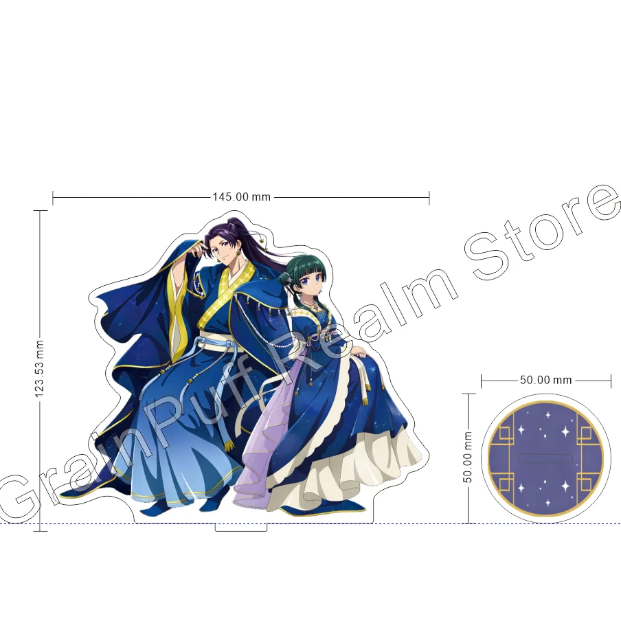 The Apothecary Diaries Maomao Jinshi Acrylic Standee 2026 Starry Night Celestial Imperial Outfit Couple Figure Collection Gift