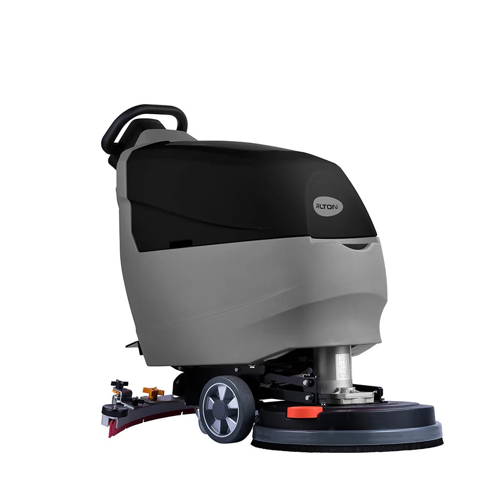 A4 Professional Self Cleaning Function Walk Behind Floor Scrubber for Large Area Commercial Cleaning Appli ions