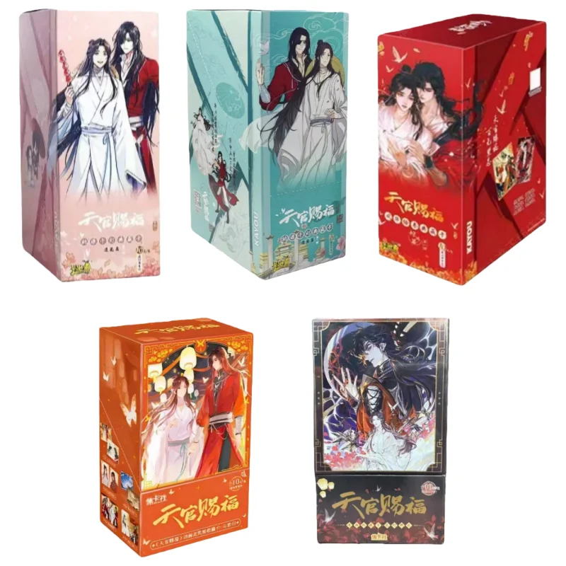 

In Stock KAYOU Heaven Official's Blessing Cards Anime Collection Card Mistery Box Board Game Toys Birthday Gifts Boys and Girls