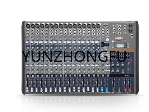 For Conference Meeting, Stage, Line Array SpeakerProfessional Audio Mixer Bluetooth 8 Channels 16/ 24Channels DJ Mixer Console