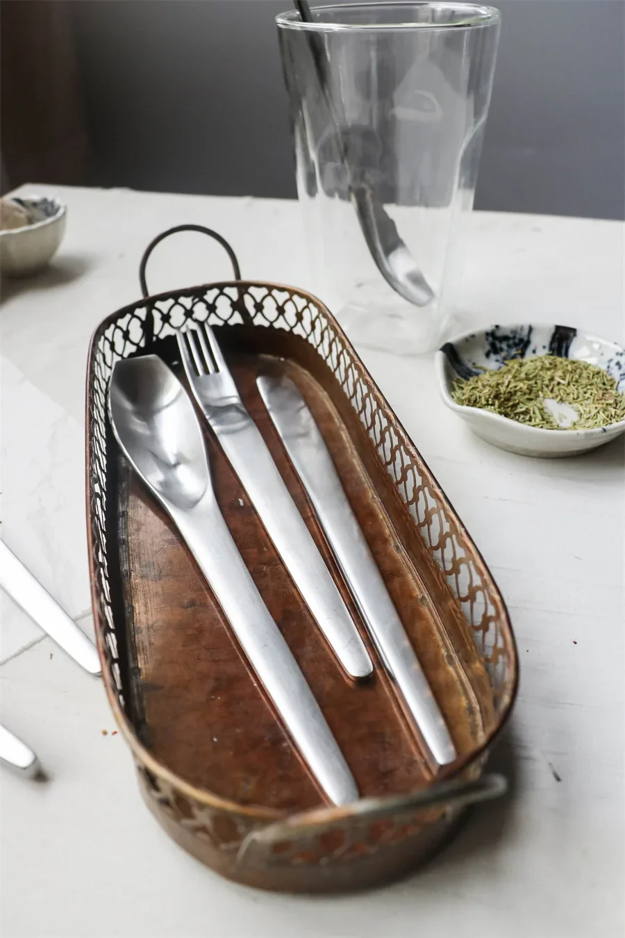 304 Forged Stainless Steel Knife Fork And Spoon Hotel Meal With Knife Fork And Spoon Gift Tableware