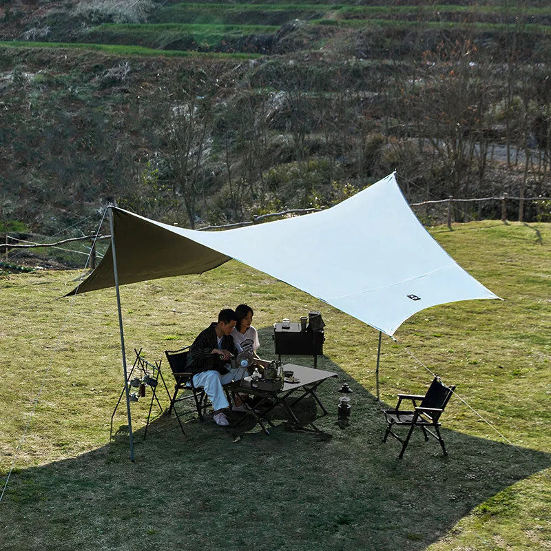 Imagem -06 - Naturehike-toldo de Plástico Hexagonal para Camping Toldo uv Protetor Solar Impermeável ao ar Livre Grande Toldo 810 Pessoas