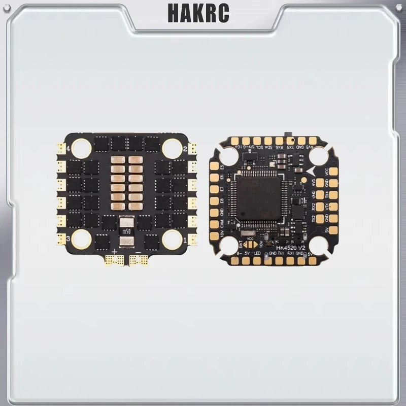 HAKRC F405 V2 F4 Mini Flight Controller with 8BIT35A 4in1 ESC Stock Dual BEC DShot150/300/600/1200 PWM for RC FPV Racing Drone