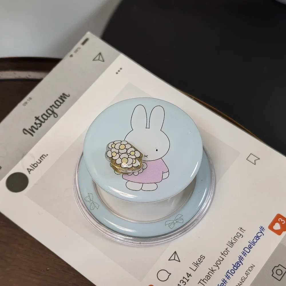 Miffy Rabbit Niedlicher Cartoon für Magsafe Magnetischer Telefonhalter Griptok Grip Tok Ständer für iPhone Samsung Faltbarer kabelloser Ladehalter – Detail 17