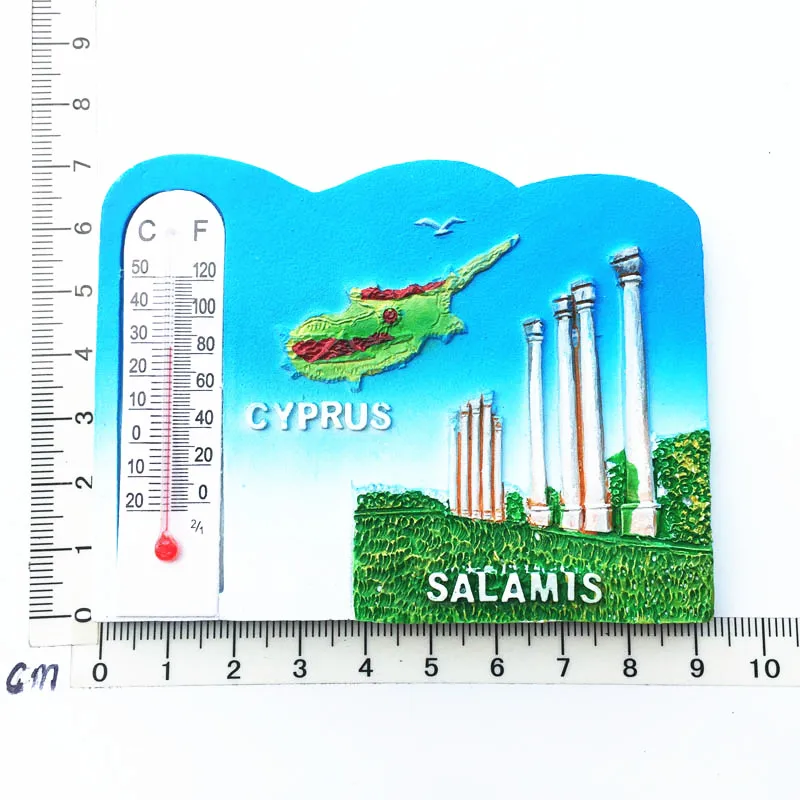 Europa Cyprus 3D Flavour Koelkastmagneet Toeristische Souvenirs Koelkast Magnetische Stickers Reiscollectie Cadeau