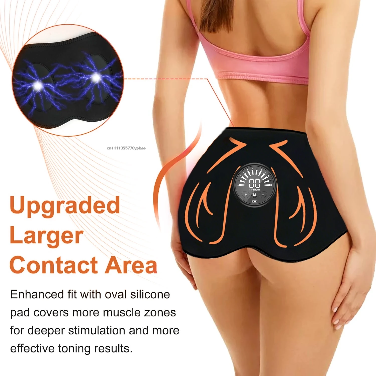 

EMS Hips Trainer Muscle Stimulator Buttocks Massager Electric Glute Toner for Lifting and Shaping Women Men