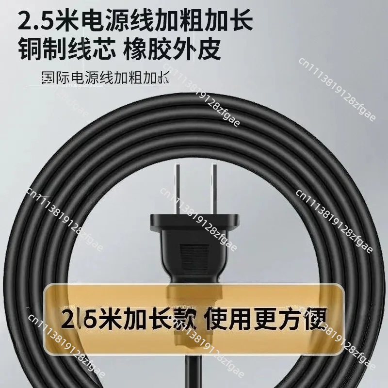 Industrial Grade 2.5 Meters Power Cord Hot Air Gun High Power Baking Hair Dryer Car Film Baking Gun