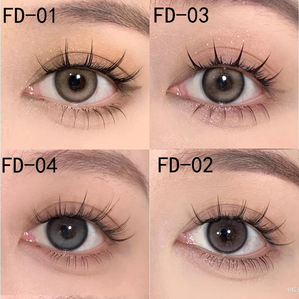 Yelix Upgrade A-type Eyelashes Manga Lashes Natural Individual Cluster EyeLashes Quick DIY Eyelash Extensions KIT Cosplay Lashes