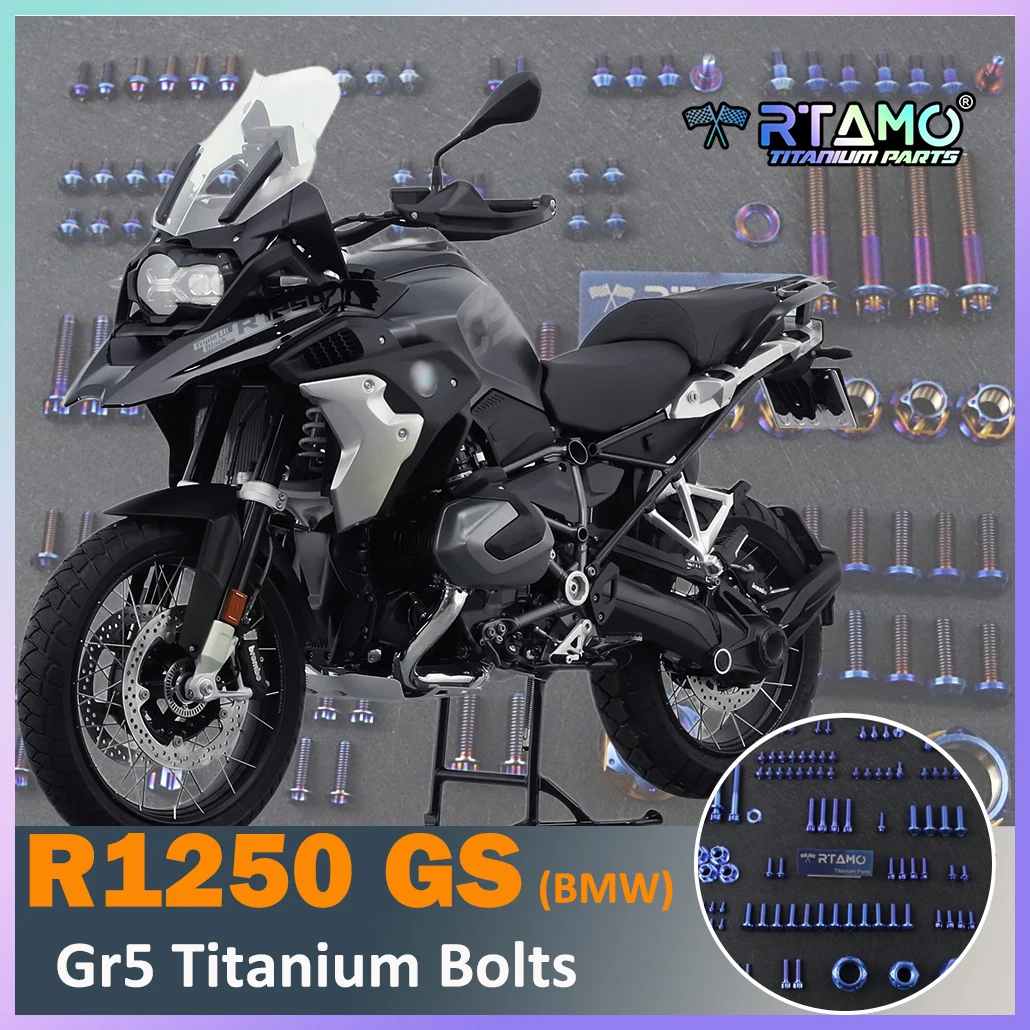 RTAMO Gr5 Titanium Bolt Oil Tank Cover Screw Front Fender Caliper Brake Disc ABS Plate Fit for BMW R1250GS Modified