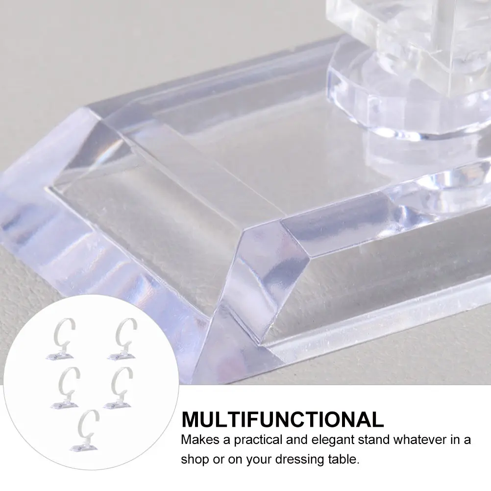 

5 Pcs Watch Display Stand Watches Rack Necklace Holders Acrylic Racks for Stands
