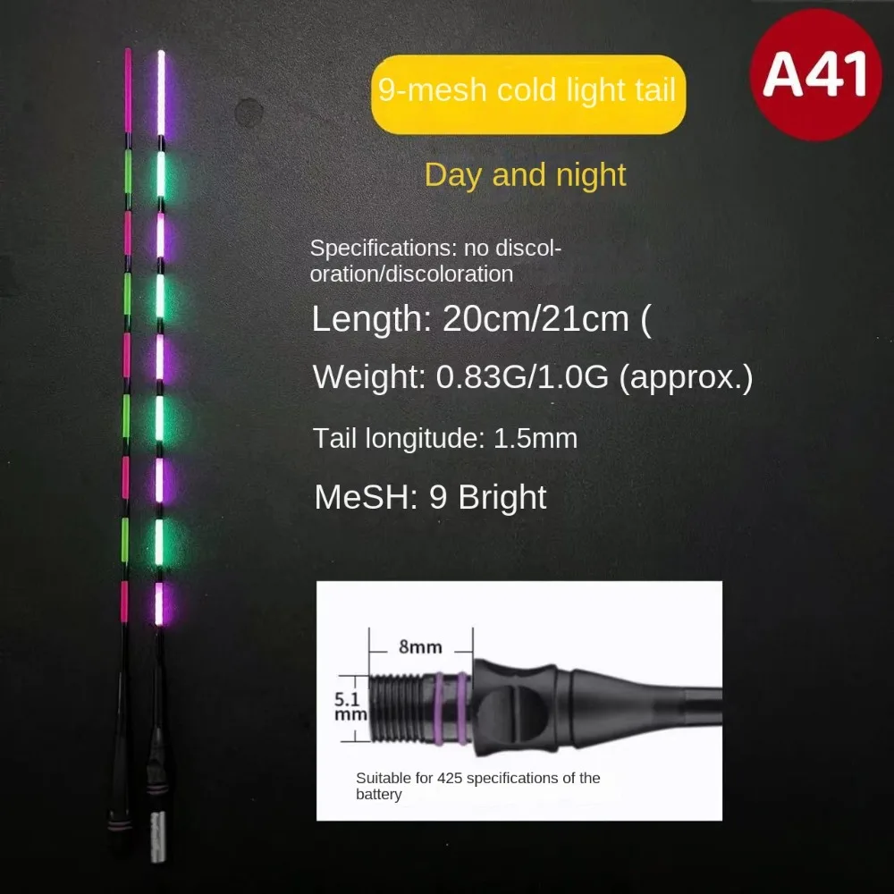 Super Bright LED Fishing Smart Float Top Luminous Induction Electronic Floats Buoy Ultra Sensitive Night Fishing Float Top