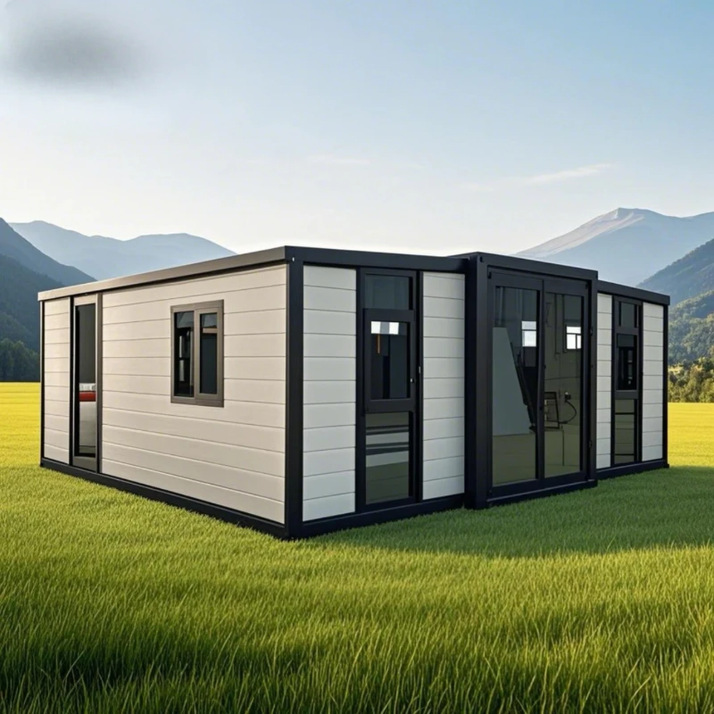 تصاميم غرف نوم حديثة 2/3/5 طراز جديد متين وقابل للتوسيع ومنازل متنقلة قابلة للطي