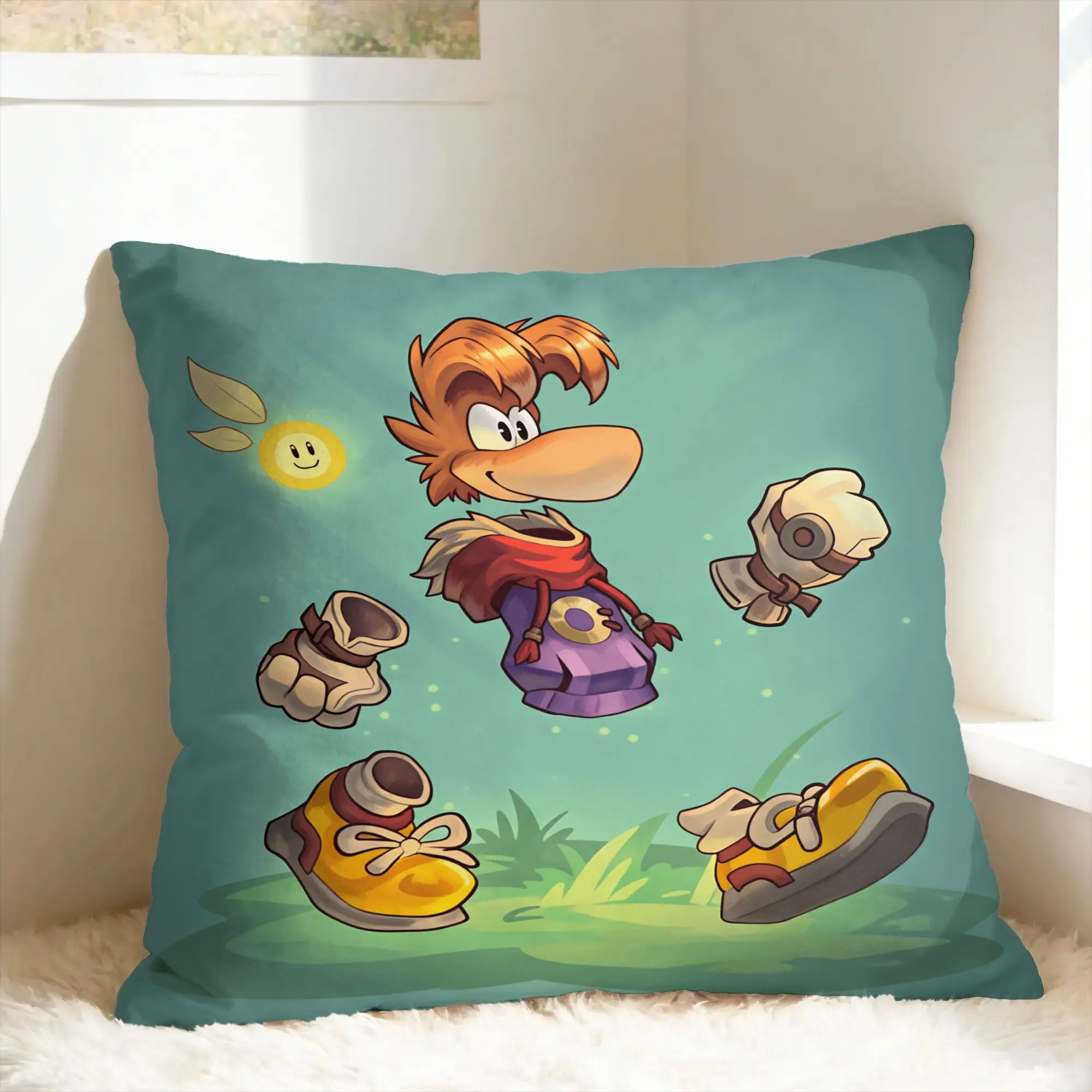 Flying fist attack Raymans Pillow Cover  Custom Cushion Cover Fashion Pillow Case For Couch Sofa Bedroom