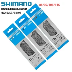 Shimano HG701 HG601 HG901 8/9/10/11 Speed Bicycle Chain 11V 116L R7000 Bike Chain MTB Road 5800 M7000 Chain with Missing Link