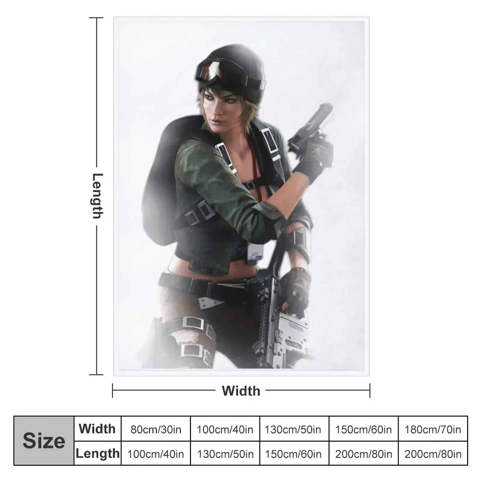 PUBG girl, Weapons, armed girl, gun, PUBG Throw Blanket couch cozy soft plush fuzzy picnic outdoor blanket