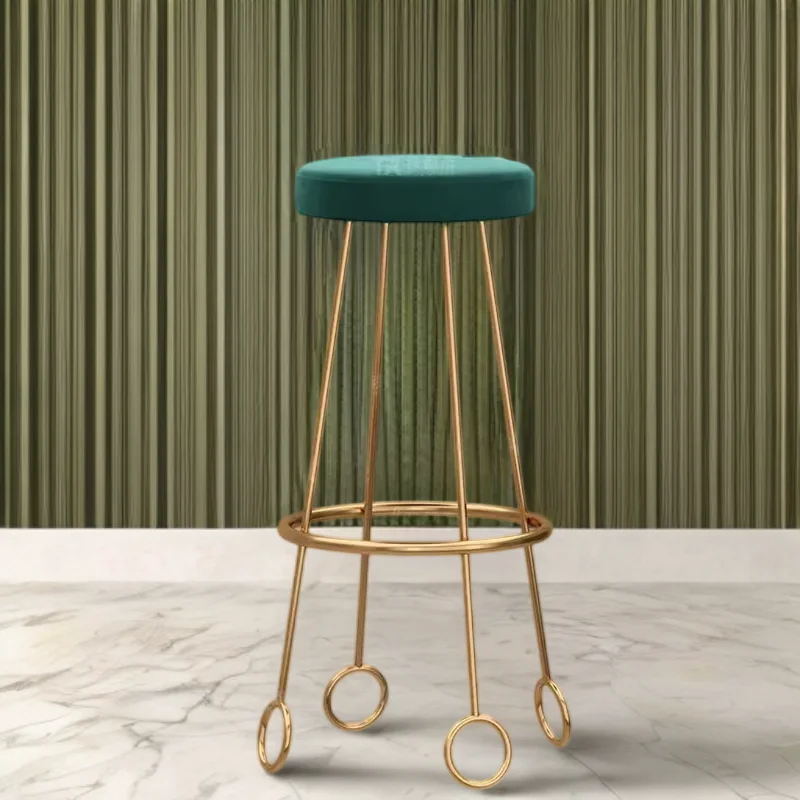 

Garden Chair High Kitchen Stools Height Adjustable Modern Bar Mid Century Banks Designer Counter Cafe Taburete Bar Barber Shop